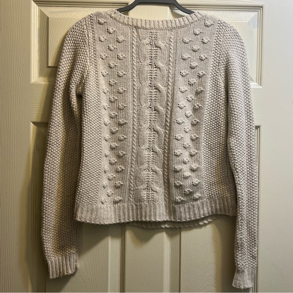 ZARA Women's Gray Knit Pullover Sweater Size M Long Sleeve Casual - Picture 5 of 8